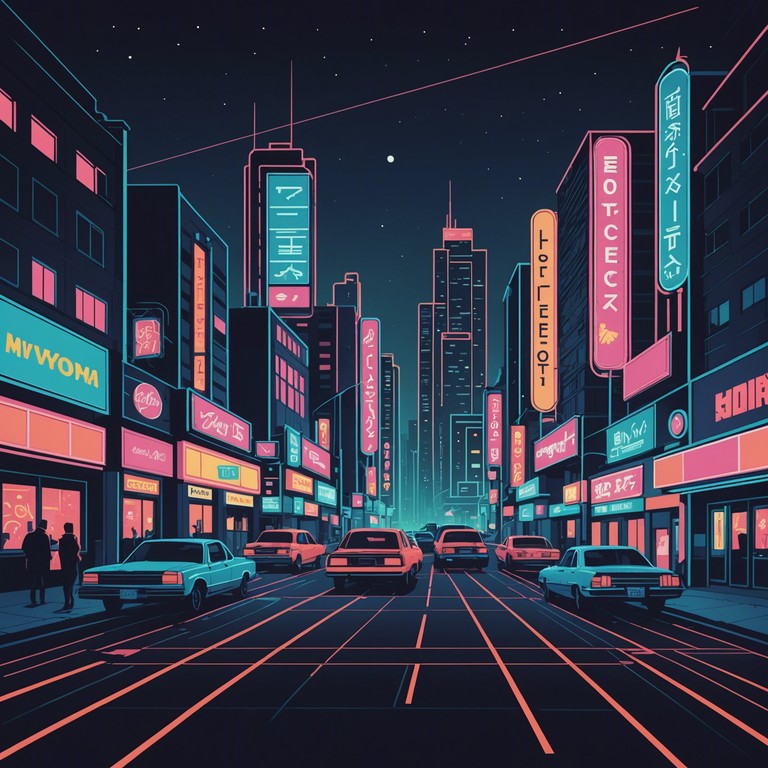 This track embodies the rush and thrill of a cyberpunk inspired megacity by night. The soundscape integrates rapid, intense drum patterns and a dense, atmospheric backdrop, creating a feeling of navigating through neon lit cityscapes wrapped in mystery and intrigue.