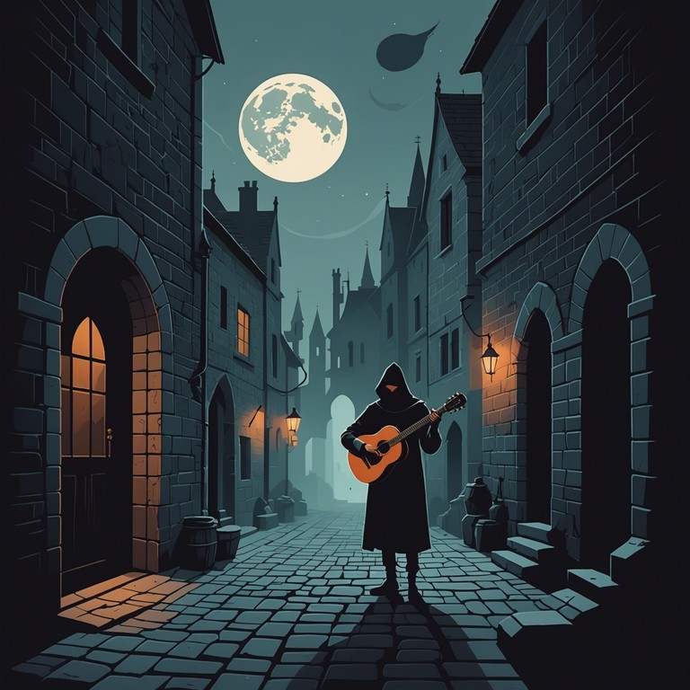 Experience a musical journey back to the middle ages with a modern touch, evoking images of shadowy figures and moonlit encounters in cobbled streets. Stories unfold as melodies emerge, layered with the thrill of the unknown.