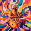 fusion of bhangra rhythms with psychedelic electronic soundscapes