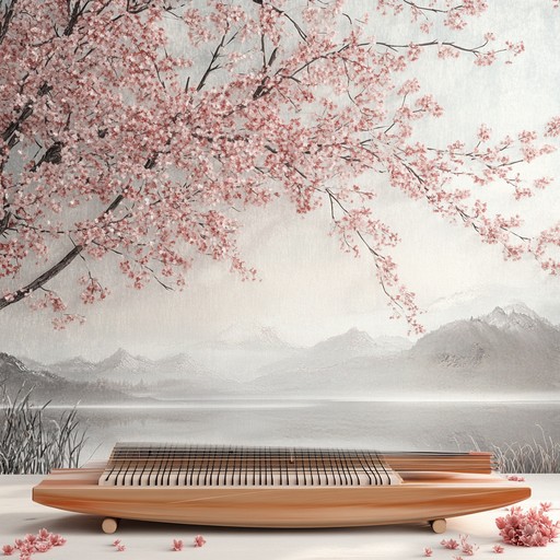 This instrumental piece evokes the peaceful ambiance of serene landscapes, blending traditional japanese folk melodies with gentle koto harmonies to create a soothing and contemplative experience