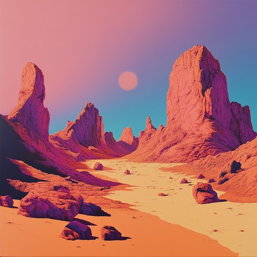 A captivating blend of hypnotic beats and powerful guitar riffs opens a door to a vast, mystical desert. This instrumental track takes listeners on a psychedelic journey, evoking the wild freedom and mysterious allure of the desert landscape. With groovy rhythms and shimmering solos, it captures the essence of rock's dynamic spirit.