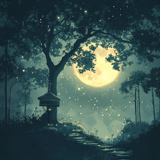 A beautiful yet unsettling nursery rhyme that intertwines whimsical, childlike elements with an eerie, mystical atmosphere. Echoes of a distant music box and haunting flute melodies weave through an enchanted forest under a moonlit sky, perfect for sparking imagination and a sense of wonder in listeners of all ages