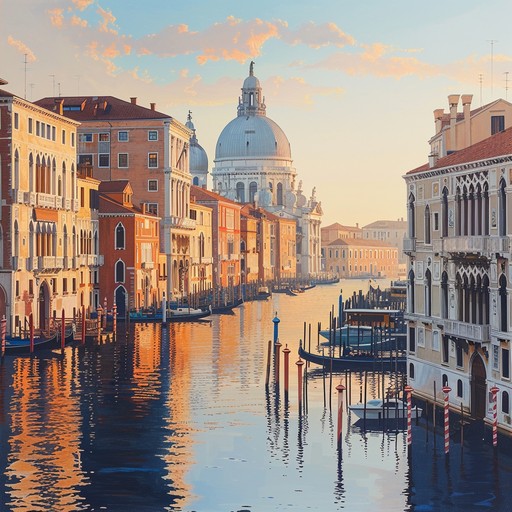 An invigorating musical composition that captures the essence of a new dawn over venice with spirited beats and harmonious synths setting a perfect mood for a new beginning.