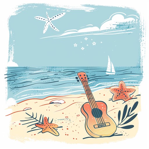 This piece exudes a carefree and whimsical spirit, blending playful ukulele strumming with soft, soothing melodies. Perfect for evoking joyful daydreams of balmy summer afternoons.