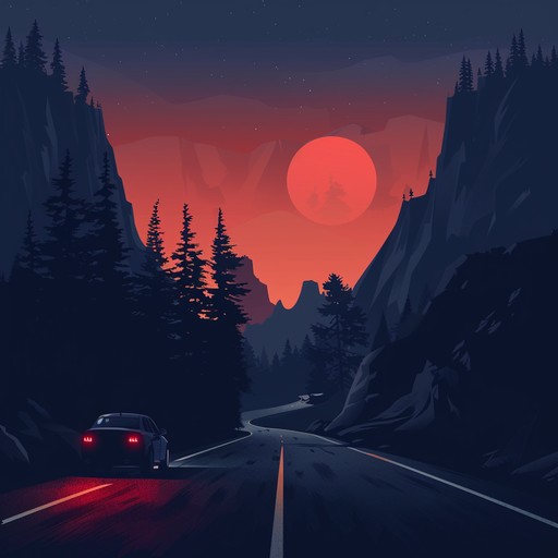 Imagine a late-night drive down an endless highway, the road illuminated only by the headlights and the stars above. This song captures the essence of freedom and the rush of the wind, with roaring electric guitars echoing the roar of the engine, pounding drums setting the rhythm of the journey, and a bass line that moves like the curving bends of the road.