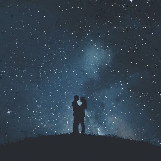 Immerse yourself in a romantic electro soundscape where dreamy, pulsating synth melodies evoke the feeling of a starry night embrace. Sensual beats and delicate harmonies create a captivating atmosphere, perfect for intimate moments or warm summer nights