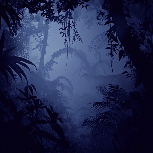 This track combines unsettling melodies with dark tropical undertones, capturing the essence of a ghostly tropical night. Imagine the rustling of leaves, distant howls, and the eerie glow of moonlight on the water, setting a spooky, mysterious scene.