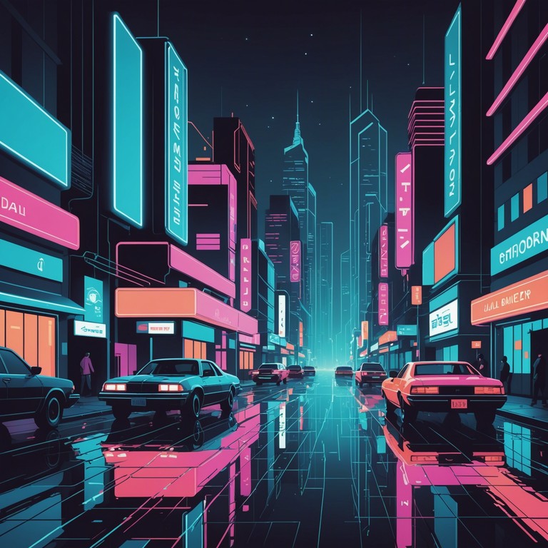 This track brings a vision of a cybernetic cityscape where grime meets the future. The composition is layered with sharp, cutting synths which are undercut by deep bass lines that pulsate like the heart of the city at night. The atmosphere conjures images of neon lights reflecting off damp, bustling streets, while the rhythms inspire thoughts of technological advancements and urban exploration.