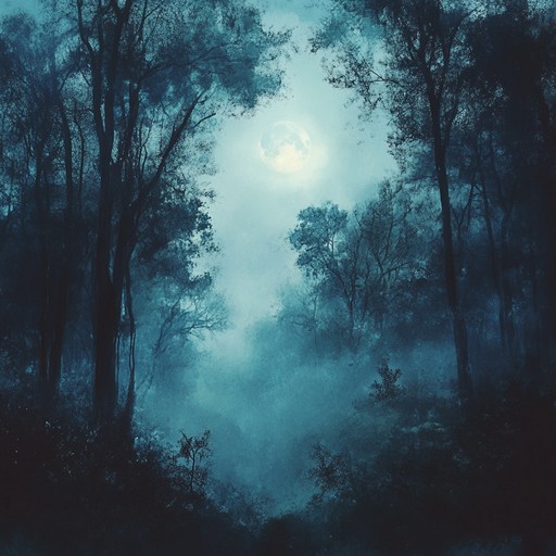 Envision an ethereal realm where phantom like sounds evoke feelings of eerie isolation, carried by haunting ambient tones and ghostly echoes, weaving a spectral tapestry through the fog.