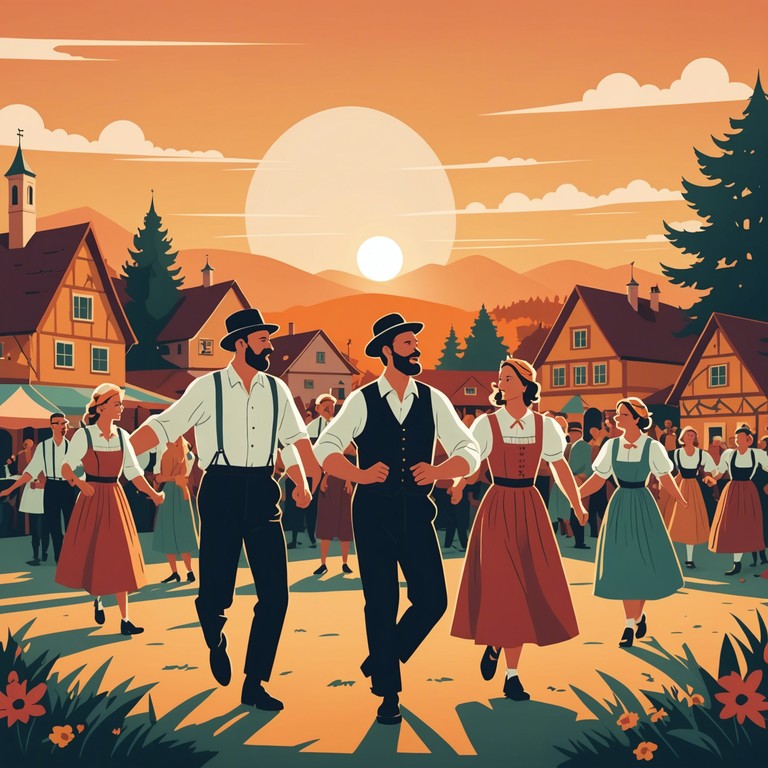 Take a delightful auditory trip across the hills of bavaria with this spirited composition that uses the accordion’s vibrant tones to mimic the lively atmosphere of a local festival. Engage in a musical celebration characterized by its infectious energy and heartwarming tunes, perfect for anyone wanting to experience the essence of german joy and traditional festivity.