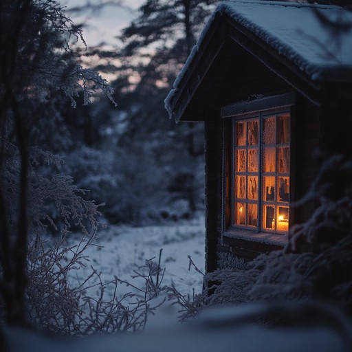 A serene and relaxing instrumental that beautifully portrays the tranquility of winter evenings. The soothing sound of the harp takes center stage, creating a peaceful and reflective atmosphere perfect for quiet moments during the holiday season.