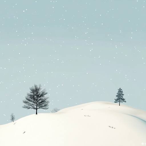 This composition evokes the serene beauty of a snowy holiday landscape, using soft, flowing melodies to create an ethereal atmosphere. Imagine delicate snowflakes falling gently to the ground, creating a peaceful, magical vibe perfect for a tranquil winter’s night. The music gently sweeps across listeners, bringing warmth and a sense of holiday wonder.