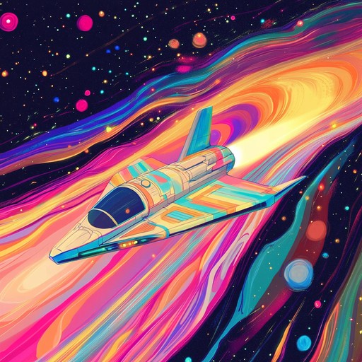 An electrifying experience of interstellar travel driven by pulsating beats, swirling synths, and dynamic rhythms. The track keeps you on the edge, as if riding the cosmic waves from one galaxy to another, evoking a sense of excitement, curiosity, and awe.