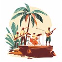 lively swing tunes meet exotic tropical beats melodically.