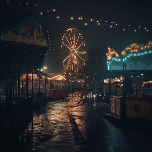 A whimsical yet menacing piece featuring eerie melodies that bring to life the unsettling atmosphere of a twisted carnival. The dark, capricious notes twist and turn like a maddening carousel, creating a spine chilling experience.