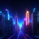 a dreamy, nostalgic synthwave journey through vibrant nightscapes.