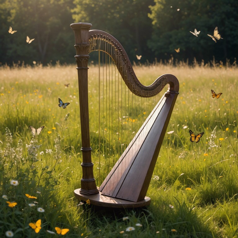 Drawing from the gentle swirls of wind and the peaceful rustle of leaves, this track uses the harp's natural resonance to echo the comfort of a whisper and the profoundness of heartfelt emotions. It's a musical journey that comforts and uplifts, filling the soul with a sense of peaceful contentment.