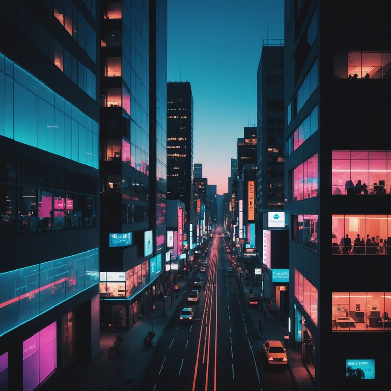 This track sparks with vivacity, integrating pulsating synth patterns with dynamic beats that capture the essence of a neon lit city pulsing with life. The blend of traditional korean instruments with modern synth provides a unique cross cultural musical experience, making it an ideal backdrop for high energy, inspirational moments.