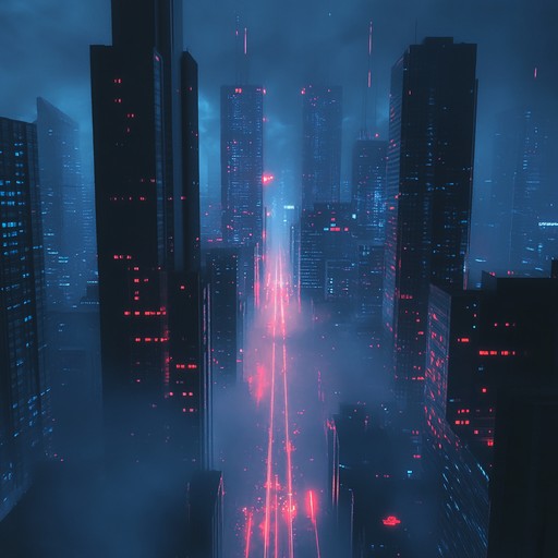 A chilling sonic exploration through an eerie, neon lit landscape where shadows loom and mysterious synth sounds capture the dread and thrill of the unknown. An atmospheric track that sends shivers down your spine.