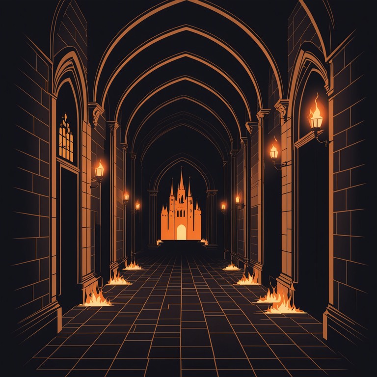 In ancient, sprawling passageways of a forgotten gothic castle, mysterious shadows dance to the slow, heart throbbing reverberations of a distant organ. Each note unfolds a darker aspect of the unseen, exploring the depths of gothic architecture and the spirits that linger within.