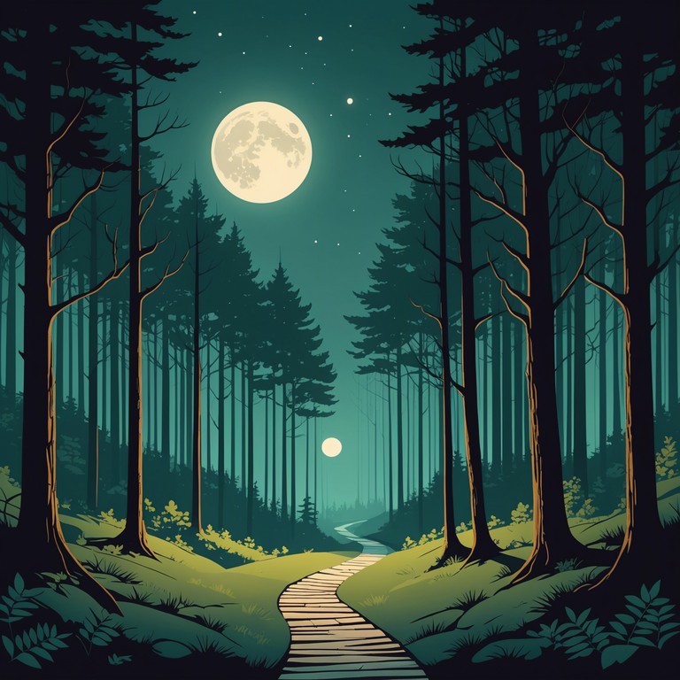 In this composition, evocative of a late night walk under a starlit anime sky, gentle electronic beats merge with dreamlike synthesized melodies, creating an atmosphere that feels both intimate and expansive. The track invites listeners on a journey through a serene, animated landscape, where the boundaries between dream and reality blur, sparking a sense of wonder and introspection.