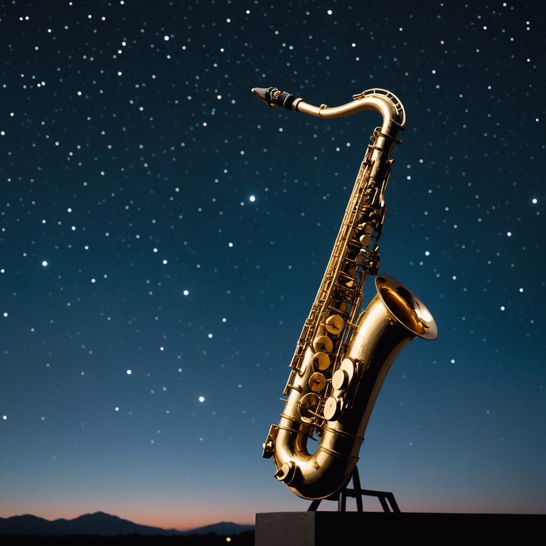 Imagine the soul stirring power of jazz infused with the enormity of an epic saga, where each saxophone note bridges emotional valleys and peaks, offering listeners a profound auditory journey through both external landscapes and internal revelations.