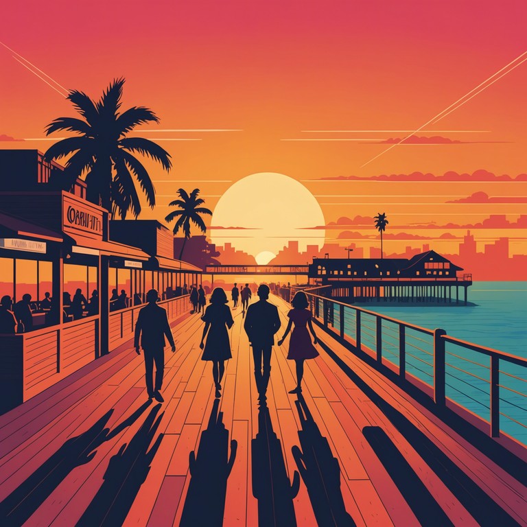 The song transports listeners to a warm summer evening in the 1970s, where funky basslines blend perfectly with soulful organ rhythms, creating a nostalgic soundscape ideal for leisure and remembrance