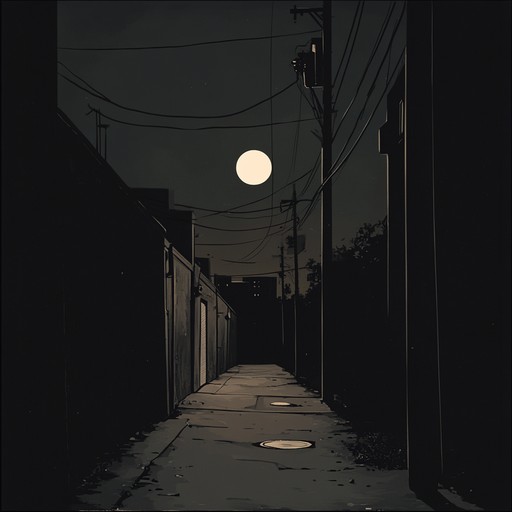 Imagine a sinuous blend of ominous basslines, eerie soundscapes, and driving drum patterns, capturing the unsettling, late night atmosphere of an abandoned urban jungle, where shadows seem to move with a life of their own