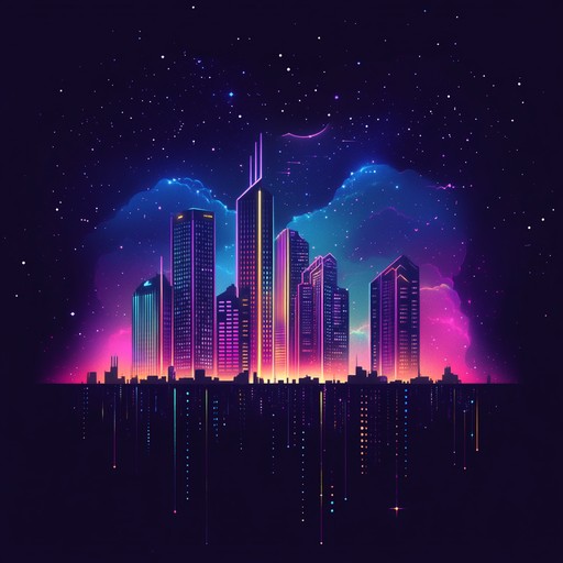 A mesmerizing track evoking the vibrant, nostalgic vibes of the 80s, with shimmering synths and echoing melodies that transport you on a psychedelic voyage through neon lit memories.