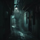 suspense driven beats with haunting, echoing rhythms and atmospheric elements