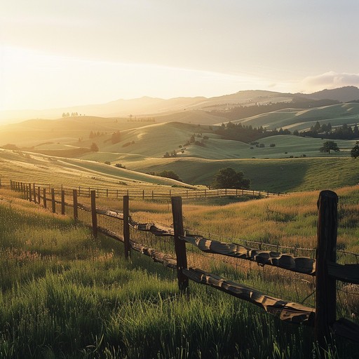 This song is a lively and upbeat bluegrass piece that captures the essence of rural america. With fast paced banjo plucking and rhythmic guitar strumming, it evokes images of sun drenched fields and joyous gatherings. The melody soars with a sense of adventure and optimism, perfect for road trips and happy times. The energy of the track keeps listeners' feet tapping and spirits high from start to finish.