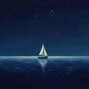 a smooth 70s instrumental embodying a calm night sea journey