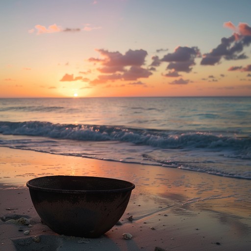 A captivating journey of brooding calypso rhythms, combining traditional island steelpan sounds with deeply emotional undertones. This instrumental piece paints a picture of a twilight walk on a deserted beach, where the waves whisper tales of lost love and forgotten dreams. The dynamic shifts from soft, haunting melodies to more intense, introspective harmonies, capturing the complex feelings of serene melancholy.