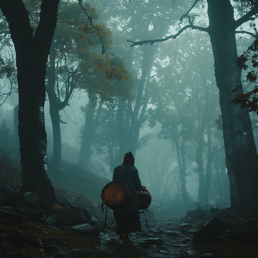 Dive into a world where haunting bhangra rhythms collide with eerie ambient sounds, generating a foreboding atmosphere that captivates and chills. Traditional beats take on a dark twist, echoing in the shadows.