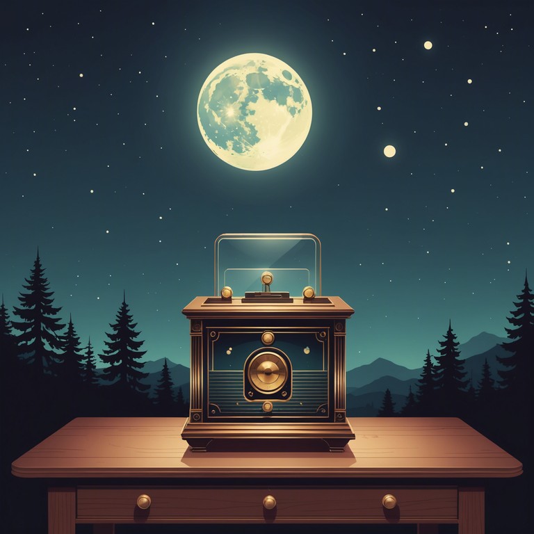 Embark on a nocturnal journey through time with this soothing melody played on a music box, meant to calm and inspire awe as it wraps listeners in a blanket of stars and mythic echoes.