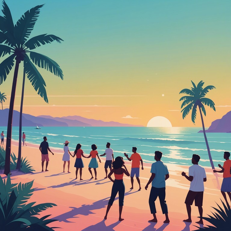 A high energy reggaeton track designed to evoke the joyful spirit of a sunlit beach party. Pulsating rhythms combined with melodic hooks create a soundtrack perfect for dancing under the sun.