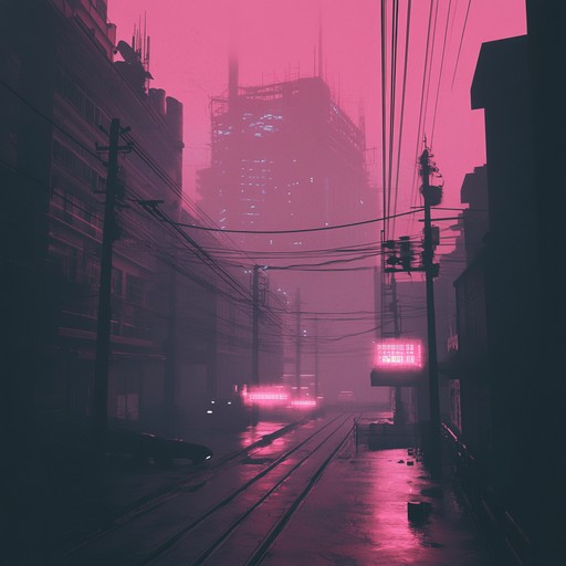 This epic synthwave track combines deep, sinister basslines with eerie synths, painting a sonic picture of a neon lit, dystopian city. The relentless rhythm and haunting melodies create a menacing atmosphere, capturing the feeling of impending danger.