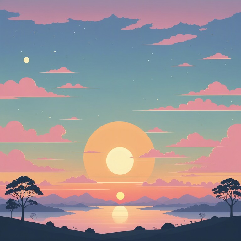 This composition mirrors the tranquil beauty of a sunrise, using soft, flowing melodies that invigorate the soul and set a peaceful tone for the day. Perfect for gentle awakening or background ambiance, it combines warmth with a touch of optimism.