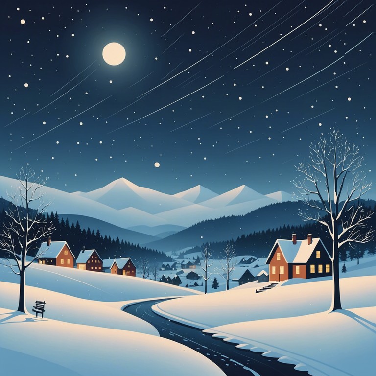 An instrumental composition featuring lush string arrangements that weave together a tale of winter's majestic solitude and festive cheer. This powerful yet soothing piece captures the essence of a snowy holiday evening filled with both reflection and celebration