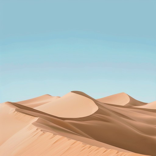 This track uses traditional arabian flutes and strings to evoke the vast, open landscape of the desert, mirroring the solitude and the mystical atmosphere one might feel walking through the endless sands at twilight