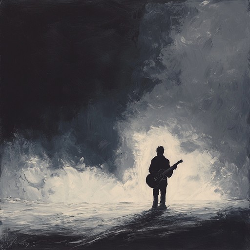 An intense instrumental journey through inner turmoil and personal conflict, using heavy guitar riffs and atmospheric elements to evoke deep reflection. The track builds dynamically, shifting through moments of quiet contemplation and explosive energy, capturing the complexity of introspection.