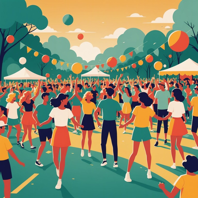 A track filled with electrifying energy and bubbly beats, designed to make listeners feel like they're dancing under the summer sun, surrounded by friends, laughter, and positivity.