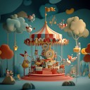 a lively orchestra piece capturing whimsical clockwork circus antics