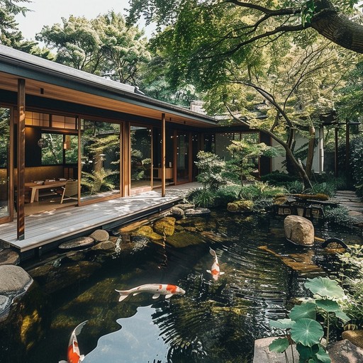 This composition merges catchy j pop rhythms with enchanting shakuhachi and koto tunes, creating an uplifting yet peaceful atmosphere. The result is an ethereal journey through modern and ancient japan.
