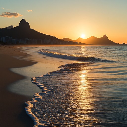 A serene and liberating bossa nova instrumental, capturing the essence of rio's enchanting sunset. The rhythms accentuate the city's vibrant culture, with layers of soothing melodies and gentle harmonies, creating a soundscape reflecting the spirit of freedom.