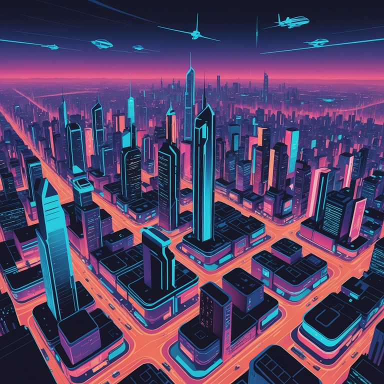 Imagine delving deep into the heart of a sprawling cyberpunk city where the intense music of dark city pulse reverberates, encapsulating the ceaseless energy and lurking dangers of this neon wrapped world.