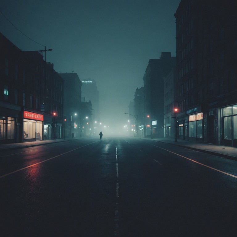 This track features a slow building, eerie atmosphere that evolves into a high energy suspenseful trance. The music paints a picture of a tense, nocturnal chase through a fog laden cityscape, with layers of sound that suggest both urgency and mystery.