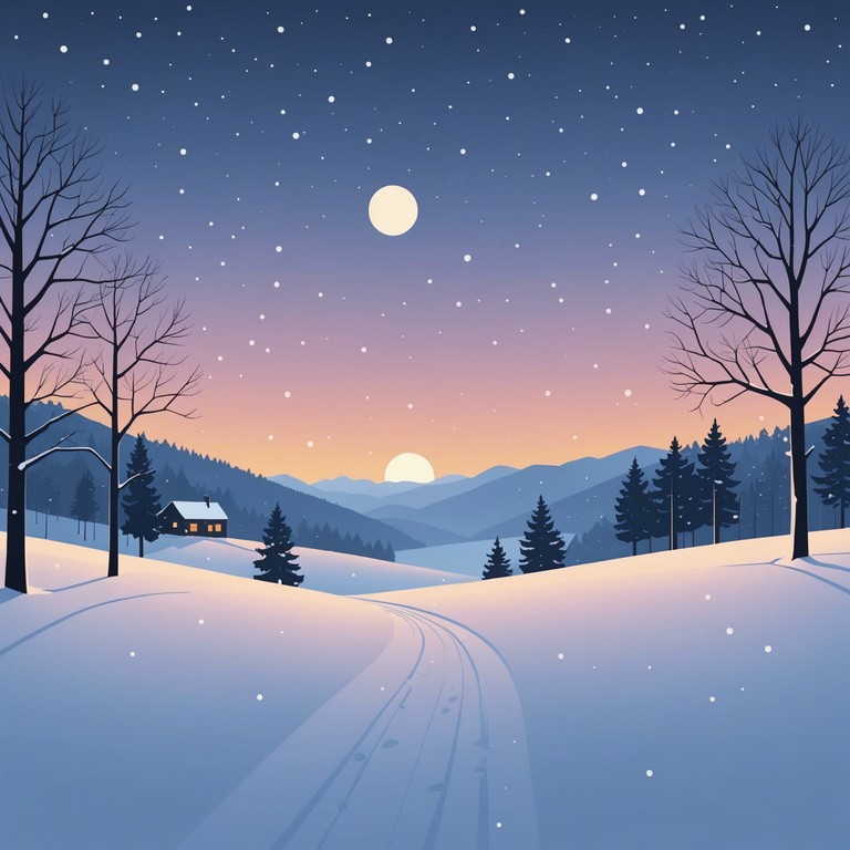 This track features subtle, festive melodies that gently echo like whispers on a silent winter night, crafting a serene soundscape using sparse instrumentation. The minimalistic approach highlights the quiet beauty of winter holidays, with each note carefully placed like delicate snowflakes. Perfect for unwinding during holiday evenings or as soft background music at festive gatherings.