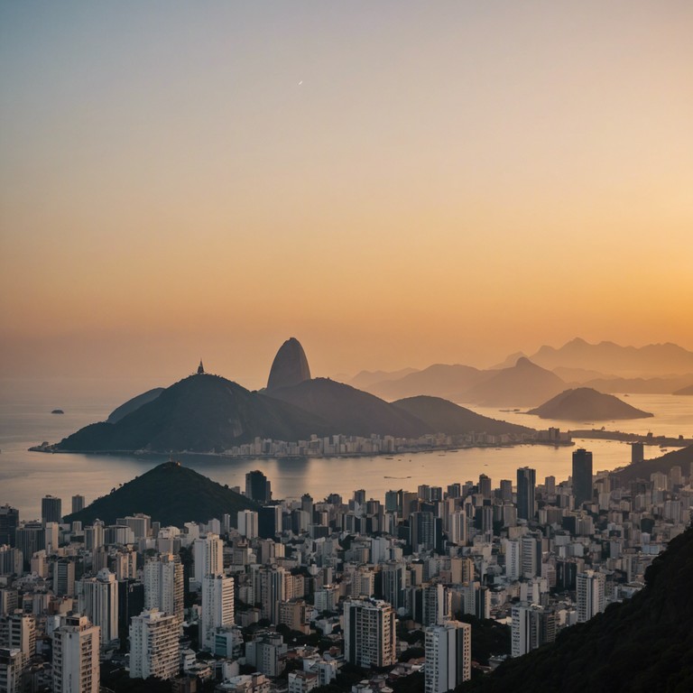 Delve into the softer side of rio’s vibrant life as the sun sets, with a song that pairs the rhythmic beauty of samba with the tender touch of sentimental melodies, played on a classical guitar to enhance the emotional depth and richness of the evening.