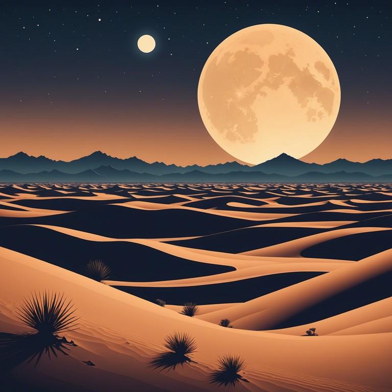 This instrumental track uses traditional middle eastern instruments to create a haunting, mystical soundscape. Emulating the subtle shift of sand and time, it weaves a story of ancient secrets and nocturnal whispers under the desert moon.